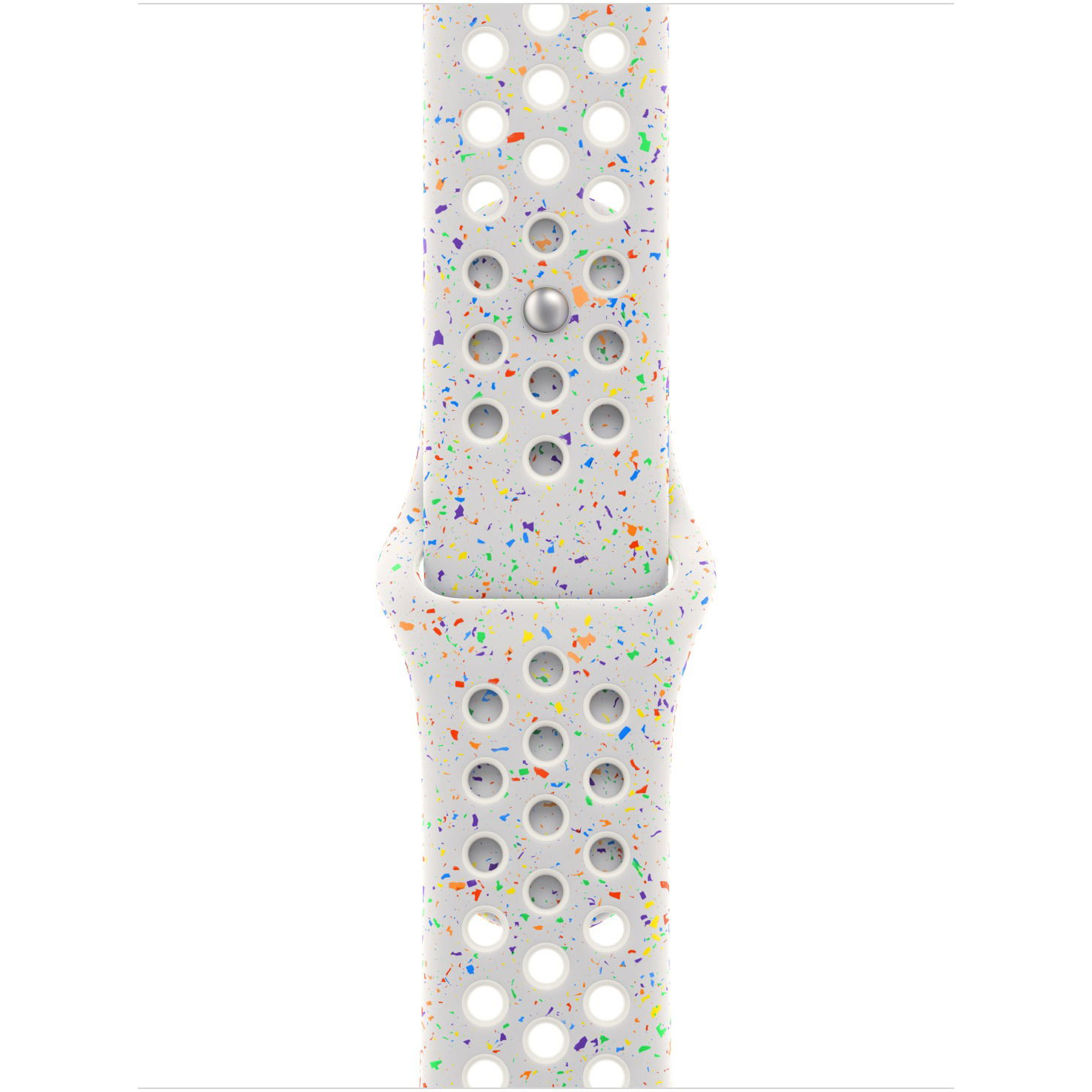 Apple Watch 42 mm Nike sport szíj, M/L - platinaszín (MYJN3ZM/A)