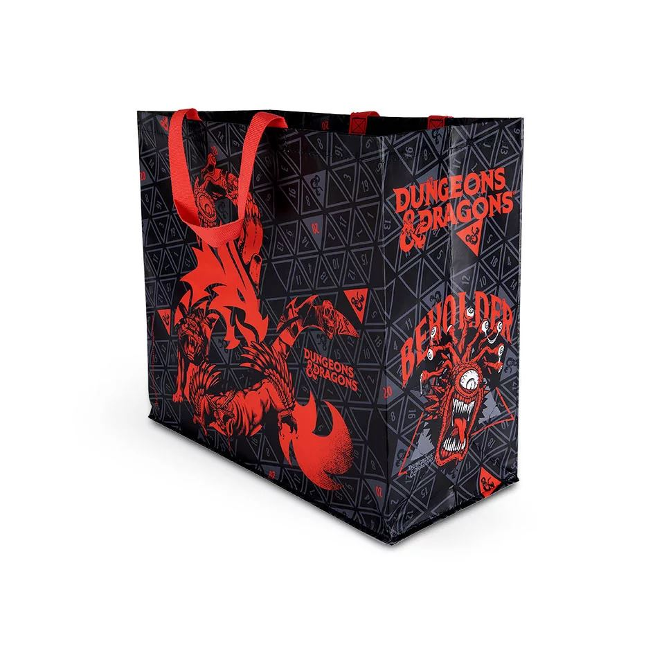 Konix KX DND SHOPPING BAG MONSTERS Fekete, Vörös Vászontáska (KX-DD-CABA-LOGO)