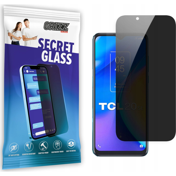  GrizzGlass Szkło prywatyzujące GrizzGlass SecretGlass do TCL 20 SE