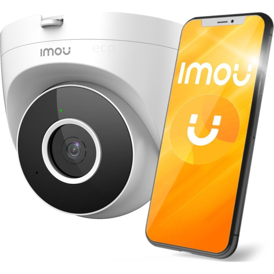 IMOU IPC-T22EP-C 2MP 2.8mm kültéri IP Turret kamera - Fehér (IPC-T22EP)