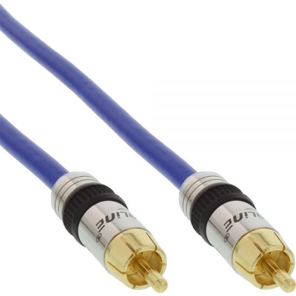InLine 4043718018253 audio kábel 2 M RCA Kék (89802P)