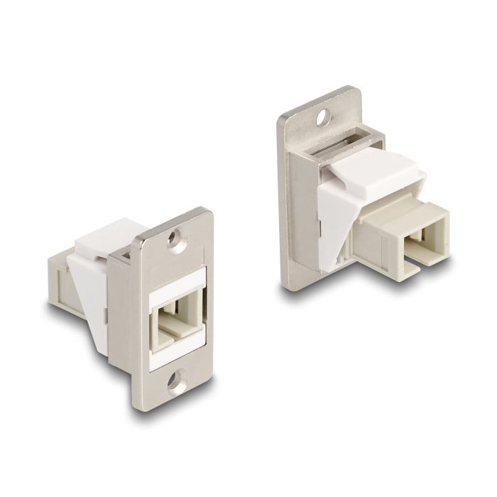 Delock Panel tartó Keystone modul optikai szál SC Simplex anya-anya kúpos (67168) (67168)