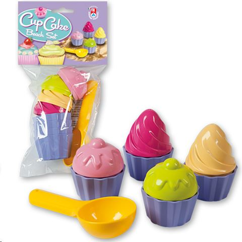 Androni Giocattoli Cup Cake muffinkészítő 9 részes homokozó csomag (3401-0000) (3401-0000)