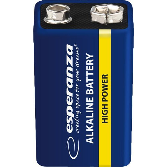 Esperanza 9V Alkáli Elem 1db/csomag (EZB110)
