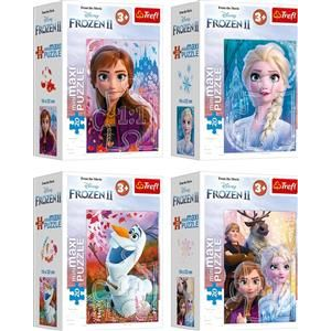 Disney Jégvarázs 2 Mini Maxi 20db-os Puzzle 4 Féle - Lányoknak, 3 éves kortól (56022 TREFL)