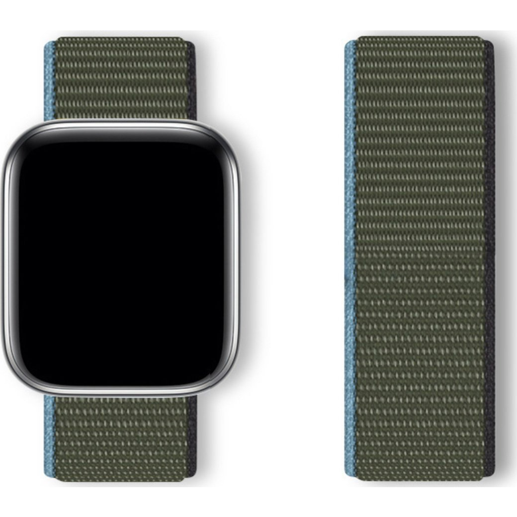 Sport Loop Csereszíj Apple Watch 38/40/41mm - Zöld (5907769366635)