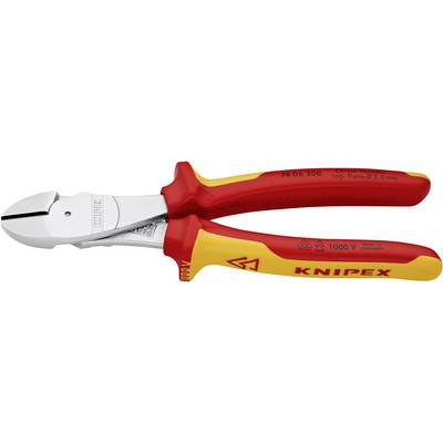 Knipex 74 06 200 VDE szigetelt erőkímélő oldalcsípőfogó 200 mm (74 06 200)