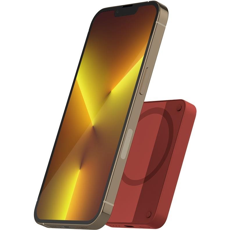 Epico 4200mAh, vezeték nélküli, MagSafe - piros (9915101400015)