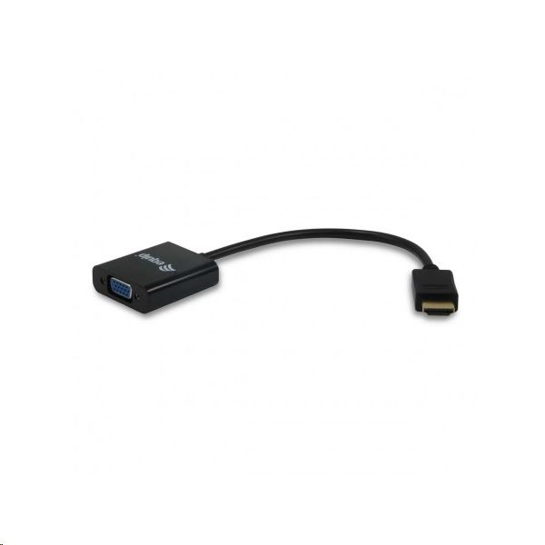Equip 11903607 câble vidéo et adaptateur HDMI Type A (Standard) VGA (D-Sub) Noir