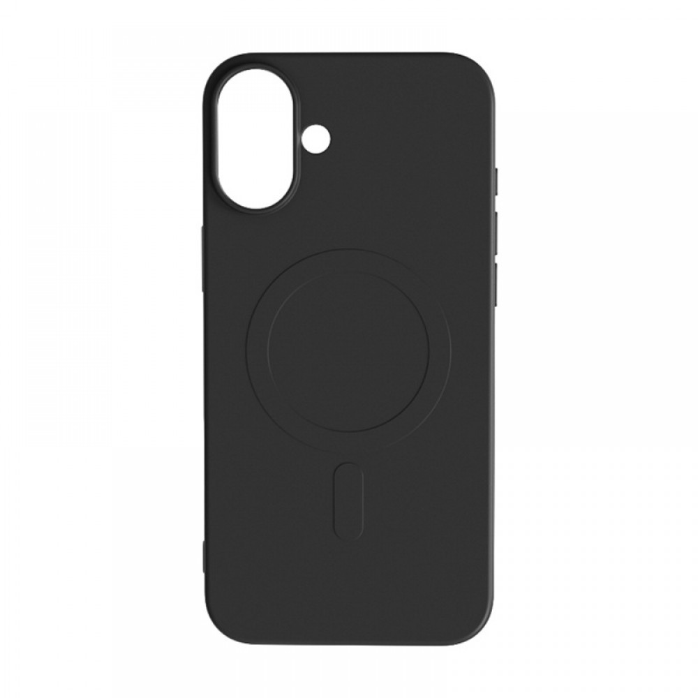 iPhone 17 mágneses szilikon tok, Fekete (CEL-MAG-IPH17-BK)
