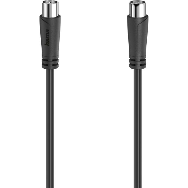 Hama 00205052 cavo coassiale 1,5 m Nero