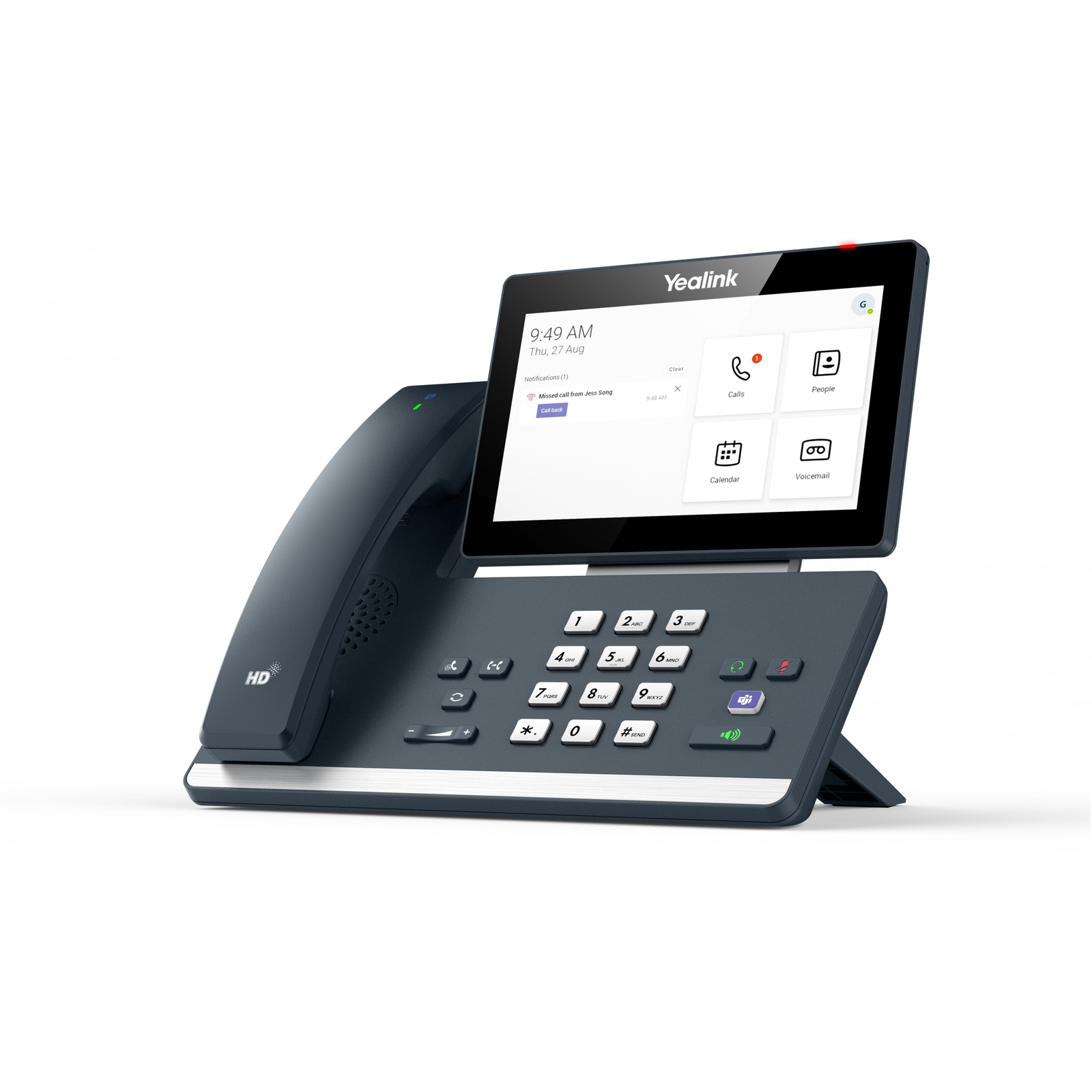 Yealink MP58-WH Microsoft Teams Edition IP telefon Szürke LCD Wi-Fi (1301189)