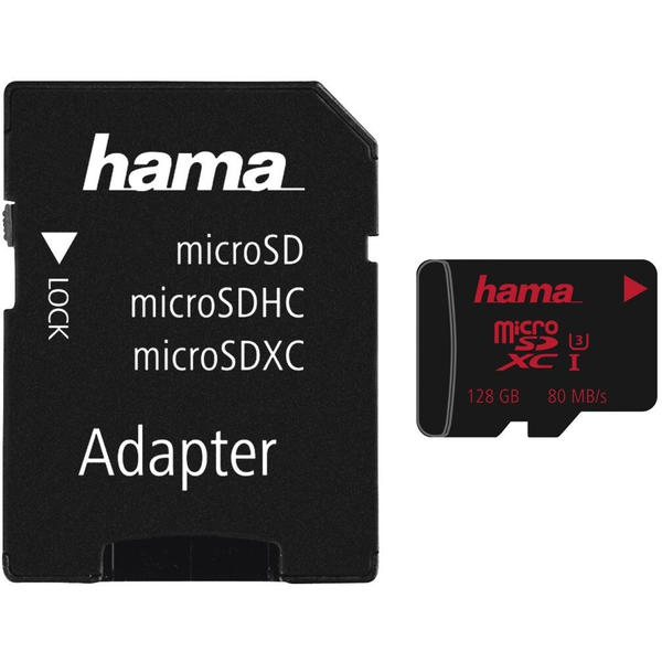 Hama 00213116 hukommelseskort 128 GB MicroSDXC UHS Klasse 3