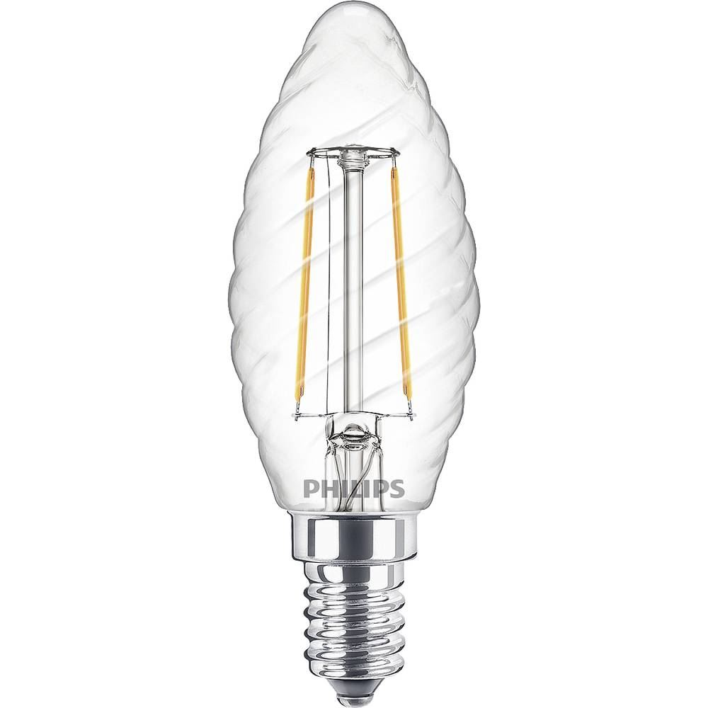 Philips E14 2W LED fényforrás meleg fehér (76235300) (philips76235300)