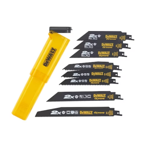 8 db-os DEWALT Extreme fűrészlap készlet szablyafűrészhez (DT2443L-QZ) (DT2443L-QZ)