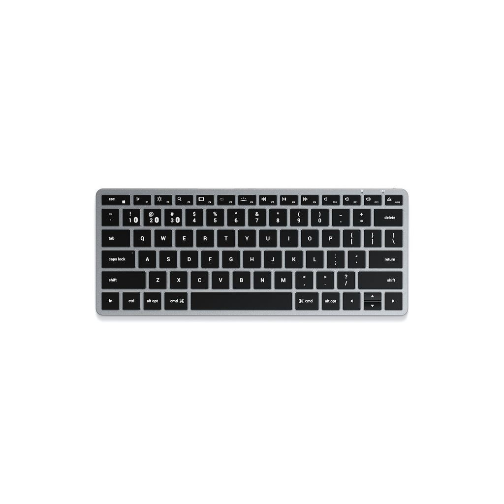 Membránová klávesnica Satechi Slim X1 Bluetooth Backlit (space gray) (ST-BTSX1M)