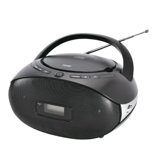 Радио DENVER, С часовник, Аларма, Черен