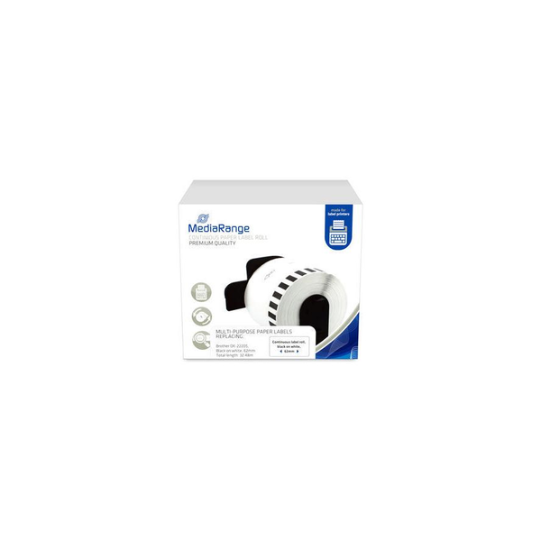 MediaRange Continuous Paper Label, For