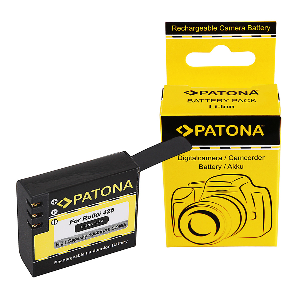 Patona PT1294 Pro AC425 / 430 akkumulátor Rollei Akciókamerákhoz 1050mAh (PT1294)