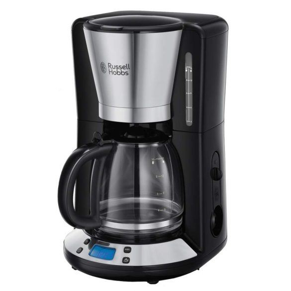 Cafetiera Russell Hobbs Victory 24030-56, 1100 W, 1.25 L, Timer LCD, Tehnologie WhirlTech, Inox