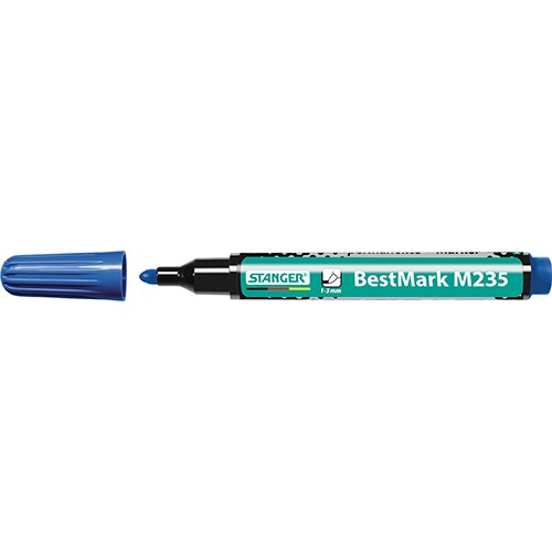 STANGER Permanentmarker BestMark M235 1.0 - 3.0 mm blau