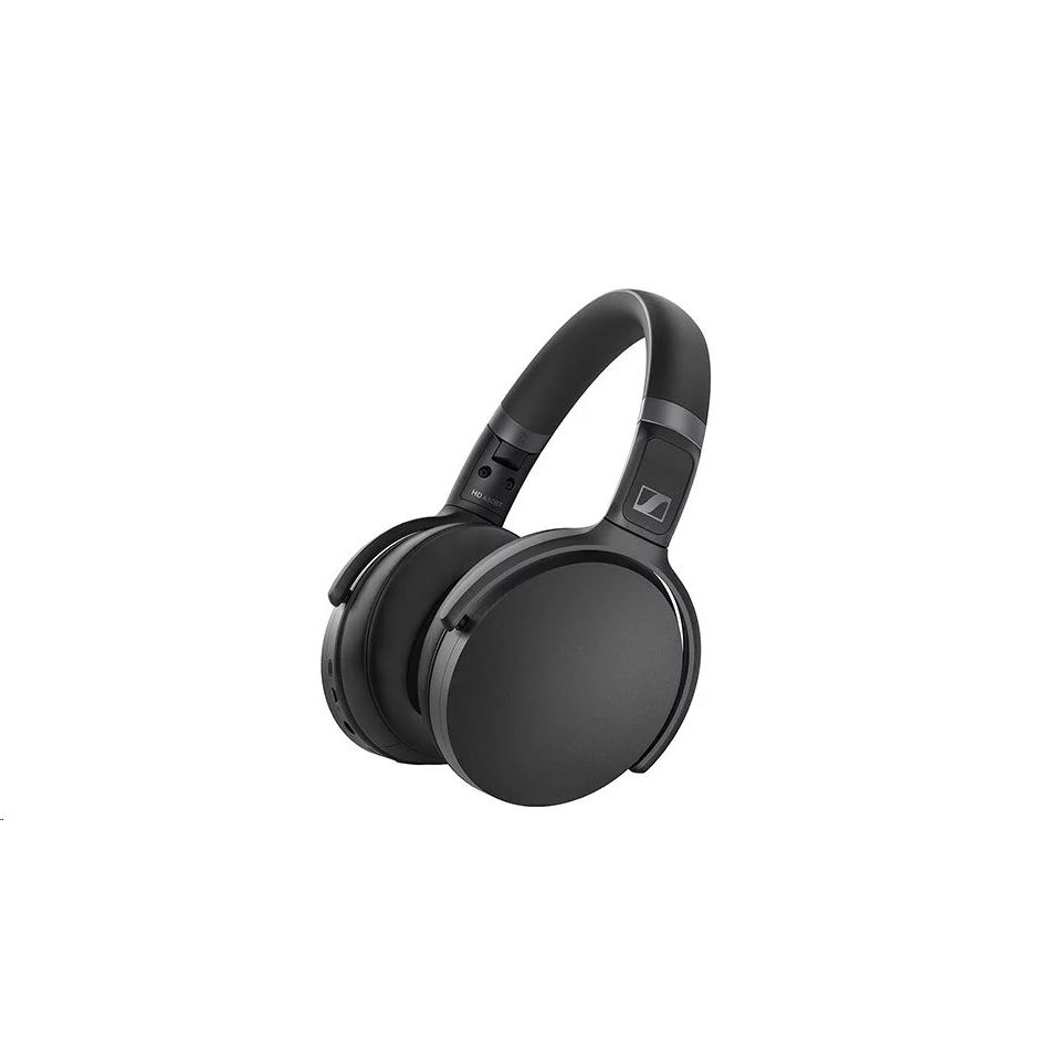Sennheiser HD 450 BT Vezeték nélküli fejhallgató aktív zajszűréssel fekete (508386) (Sennheiser-508386)