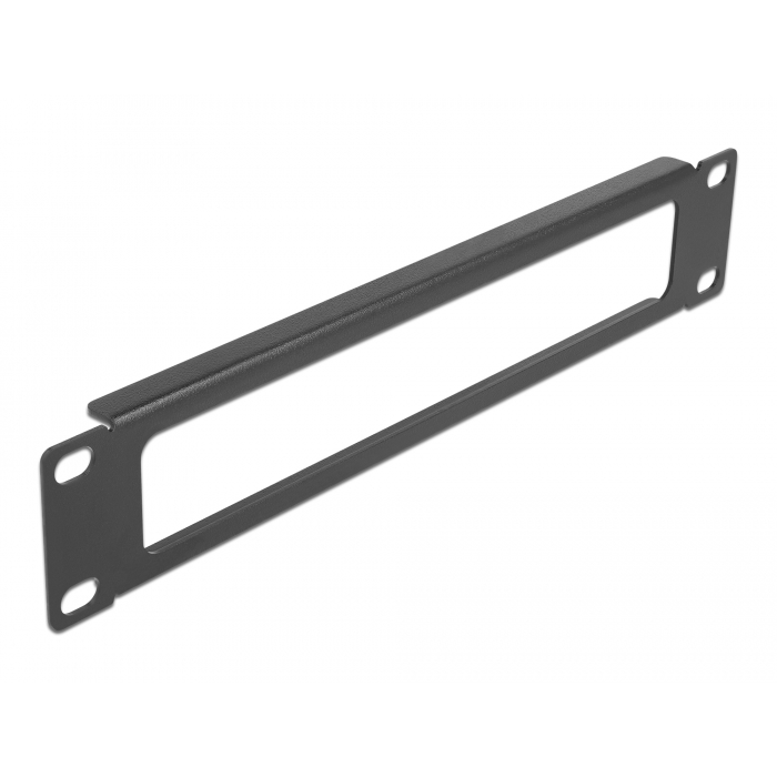 Delock 10 hálózati kabinet panel nyílással 1U fekete (66672) (66672)