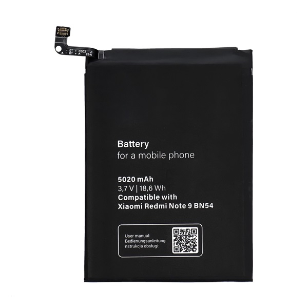 gigapack Akku 5020mAh LI-Polymer (BN54 kompatibilis) Xiaomi Redmi Note 9 (10X 4G) " csomagolás" (GP-126397)