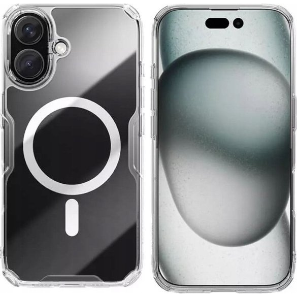 Nillkin Nature TPU Pro Magnetic Case iPhone 16 (white) (6902048287266)