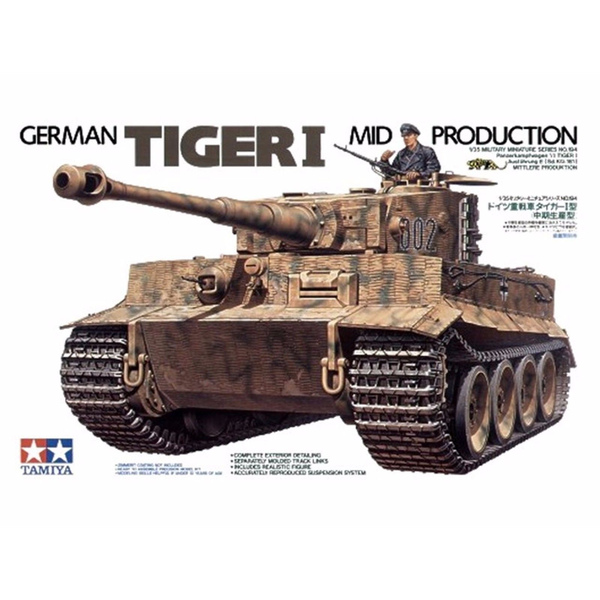 Tank Tiger I PzKpfw VI Ausf.E model 35194 Tamiya