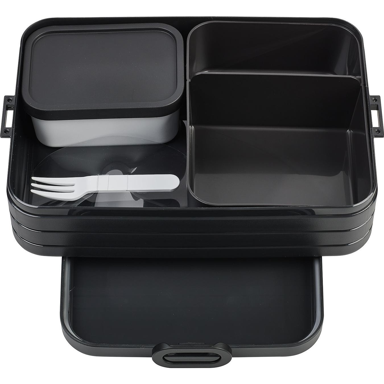 Mepal Take a Break Bento 1500ml Műanyag ételtároló - Fekete (107635641100)