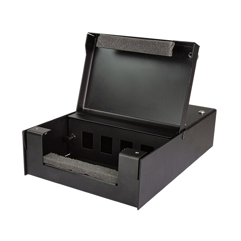 Logilink konszolidációs pontdoboz 4 keystone csatlakozóhoz, fekete (NP0090) (NP0090)