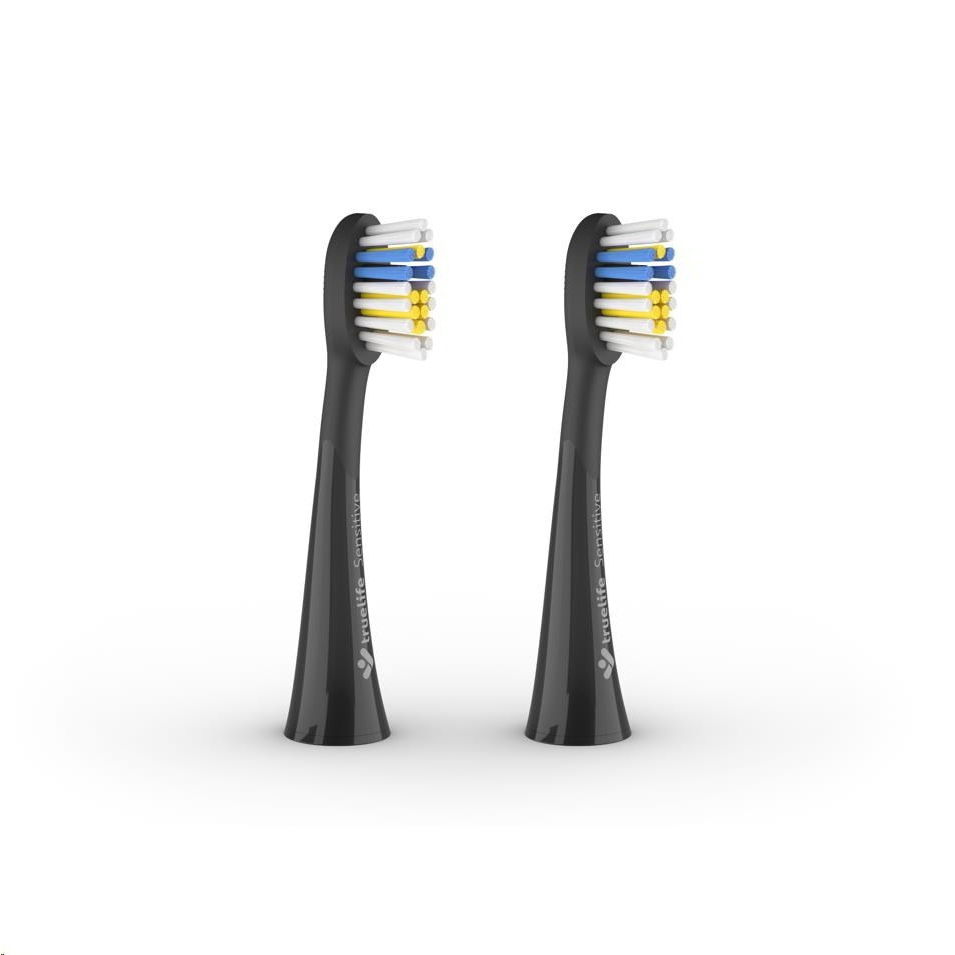TrueLife SonicBrush K150 UV Sensitive Plus Elektromos fogkefe Pótfej - Fekete (2db) (TLSBK150UVHSEP)