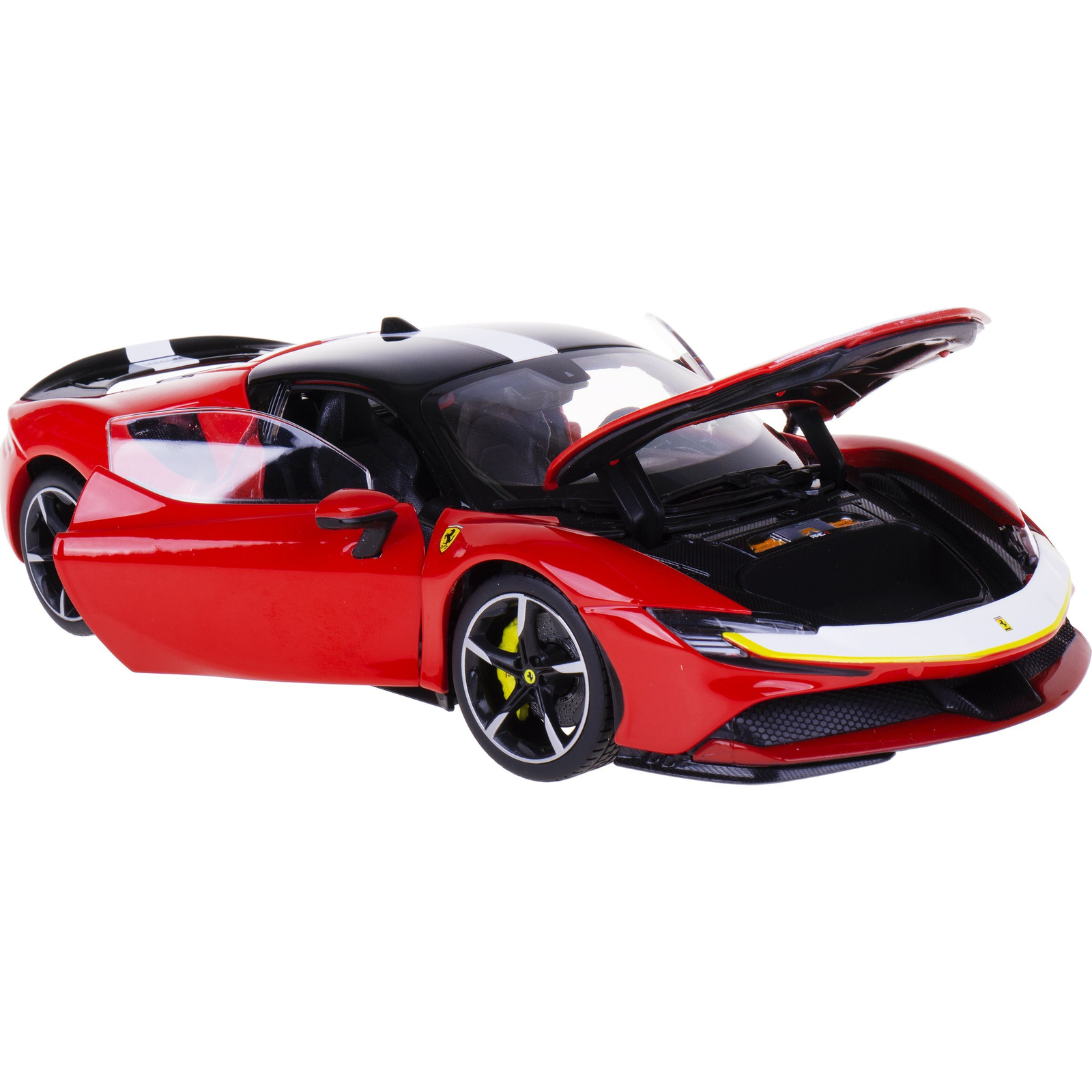 Bburago Ferrari SF90 Stradale Assetto Fiorano 1:18 Autómodell (587236)