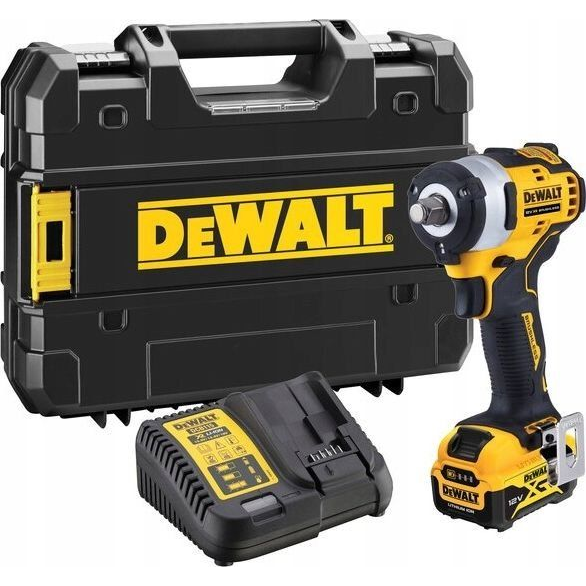 Акумулаторен ударен гайковерт 12V DeWalt DCF901P1G - С батерия и зарядно от серията XR