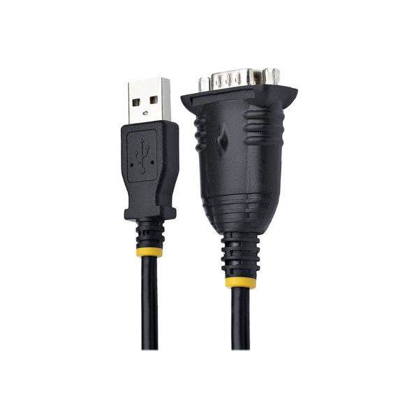 StarTech.com 1P3FP-USB-SERIAL kabel kønsskifter DB-9 USB Type-A Sort