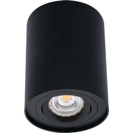 BORD , spot lámpatest , GU10 vagy MR16 , felületre szerelhető, billenthető , fekete (22552)