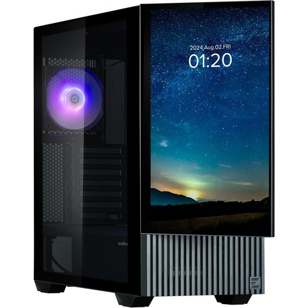 Počítačová Skříň Zalman Z10 DS ARGB Midi Tower, černá