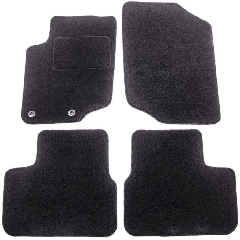ACI textile carpets for PEUGEOT 207, 06- black (set of 4) (4029X62)