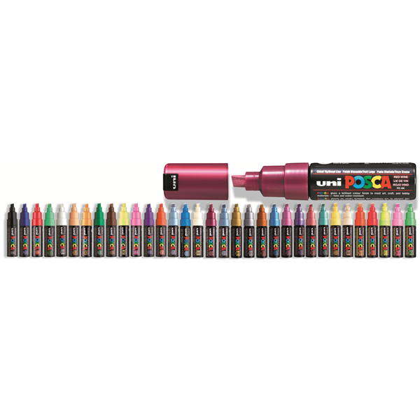 Uni Dekormarker 8mm,  Posca PC-8K világos narancs (2UPC8KVN)