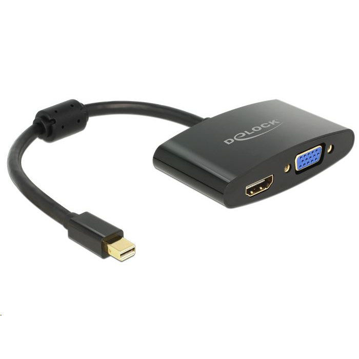 DeLock 65553 mini DisplayPort apa -> HDMI / VGA anya adapter (65553)