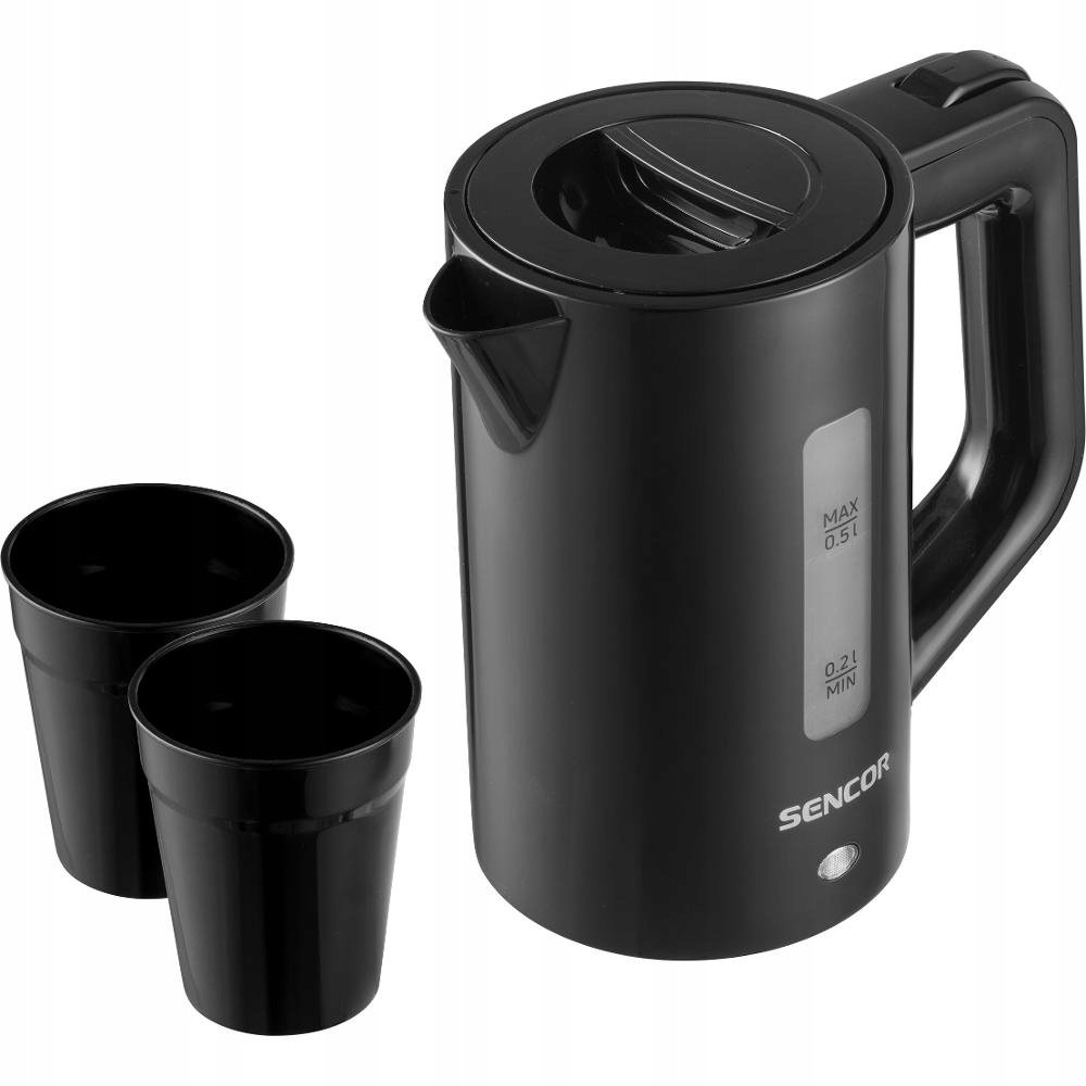 Rýchlovarná kanvica Sencor SWK 155BK 1100 W 0,5 l čierna