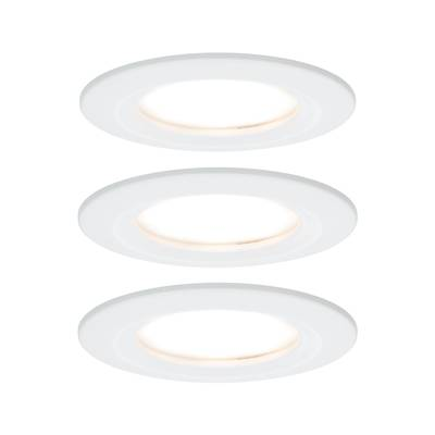 Fürdőszobai beépíthető lámpa 3 részes készlet LED LED 19.5 W IP44 Paulmann Nova Fehér (matt)