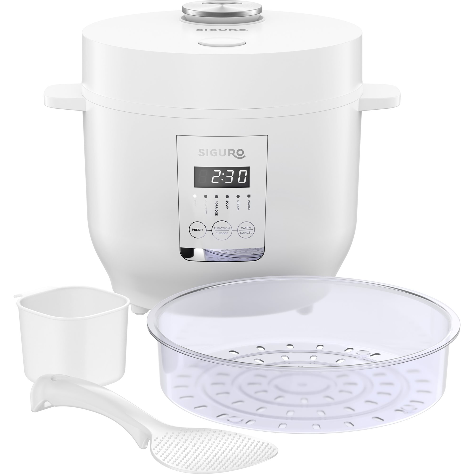 Siguro RC-R901W Rice Master Digital + pároló (SGR-RC-R901W)