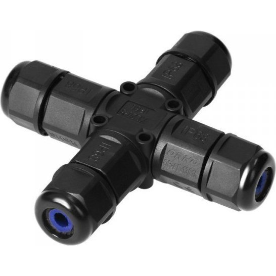 Négyszeres Kábelcsatlakozó (X Típus), IP68, 3x4mm2, 450V/25A