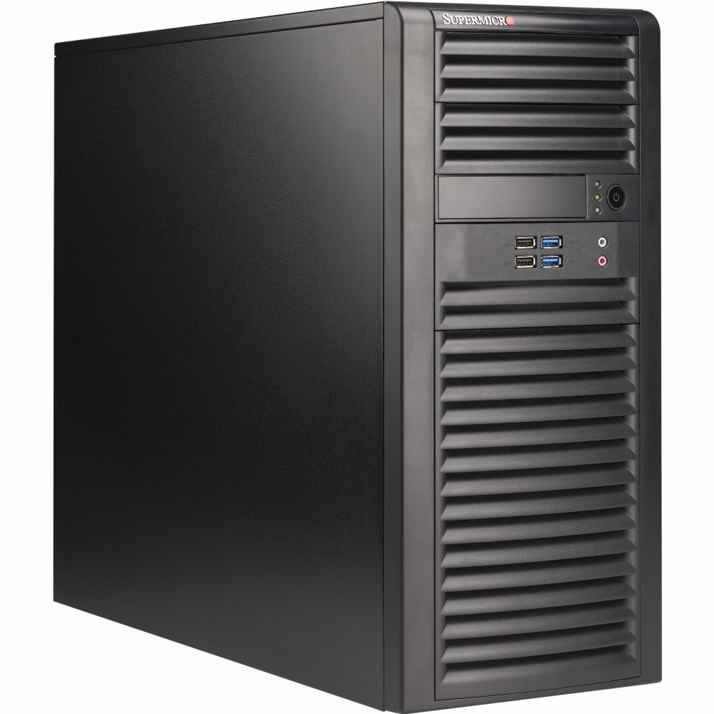 Supermicro 732D4-668B Számítógépház - Fekete + 668W PSU (CSE-732D4-668B)