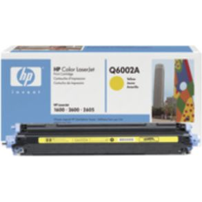 HP Q6002A tonerpatron 1 stk Original Gul