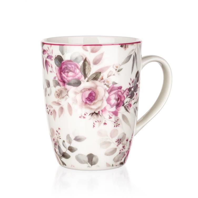 BANQUET ROSE bögre, 350 ml, 6 db (A26780)