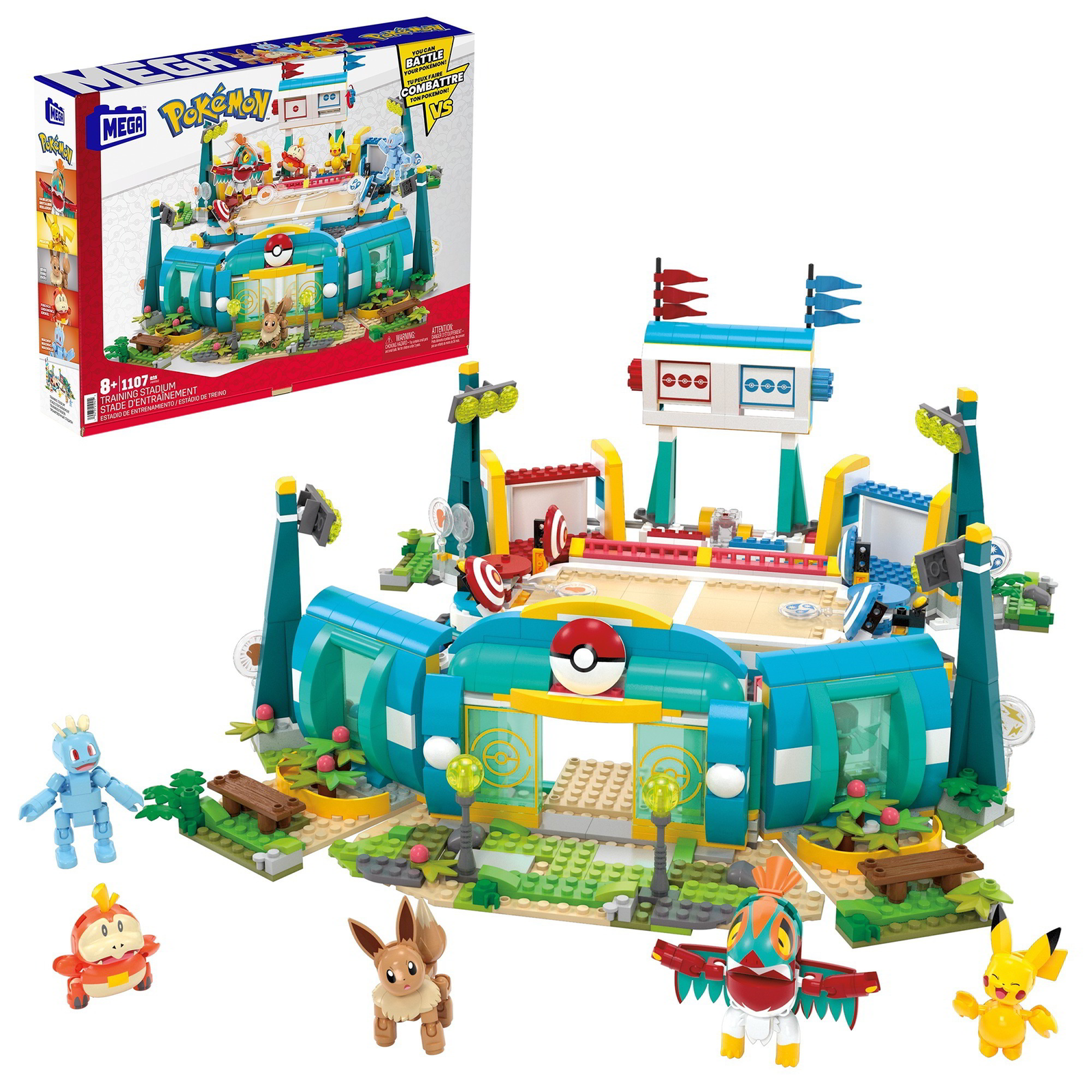 Mattel HWR82 MEGA Pokémon Edzőstadion Építőjáték (HWR82)