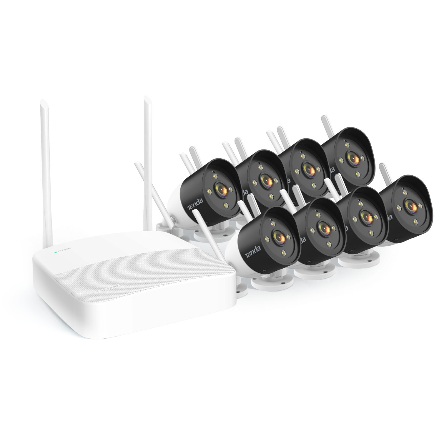 Tenda K8W-3TC V2.0 Megfigyelőrendszer szett (1x bázis / 8x bullet kamera) (K8W-3TC)